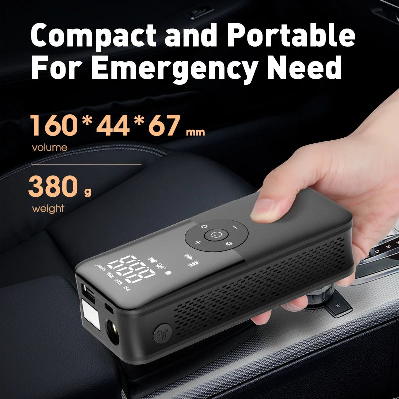 Portable Rechargeable Air Pump Tire Inflator Compressor