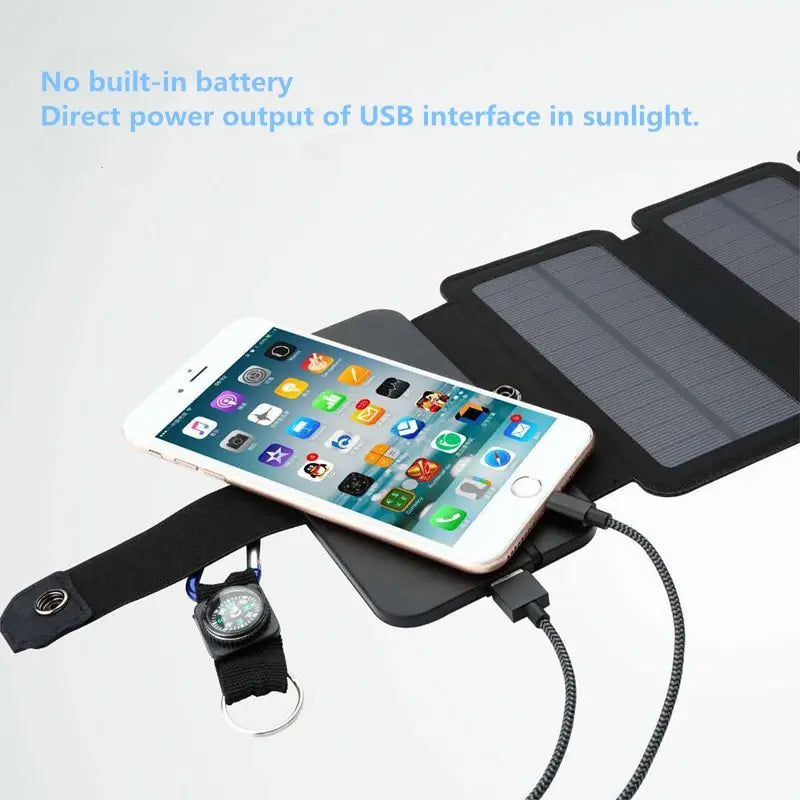 Outdoor Multifunctional Portable Solar Charging Panel Foldable