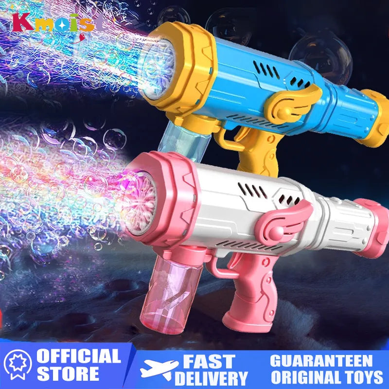 "Bubble Blast Fun: Light Up Your Summer with the Light Bubble Gun!"