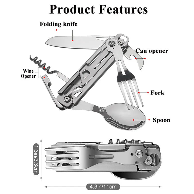 Multifunctional Portable Outdoor Survival Gadgets