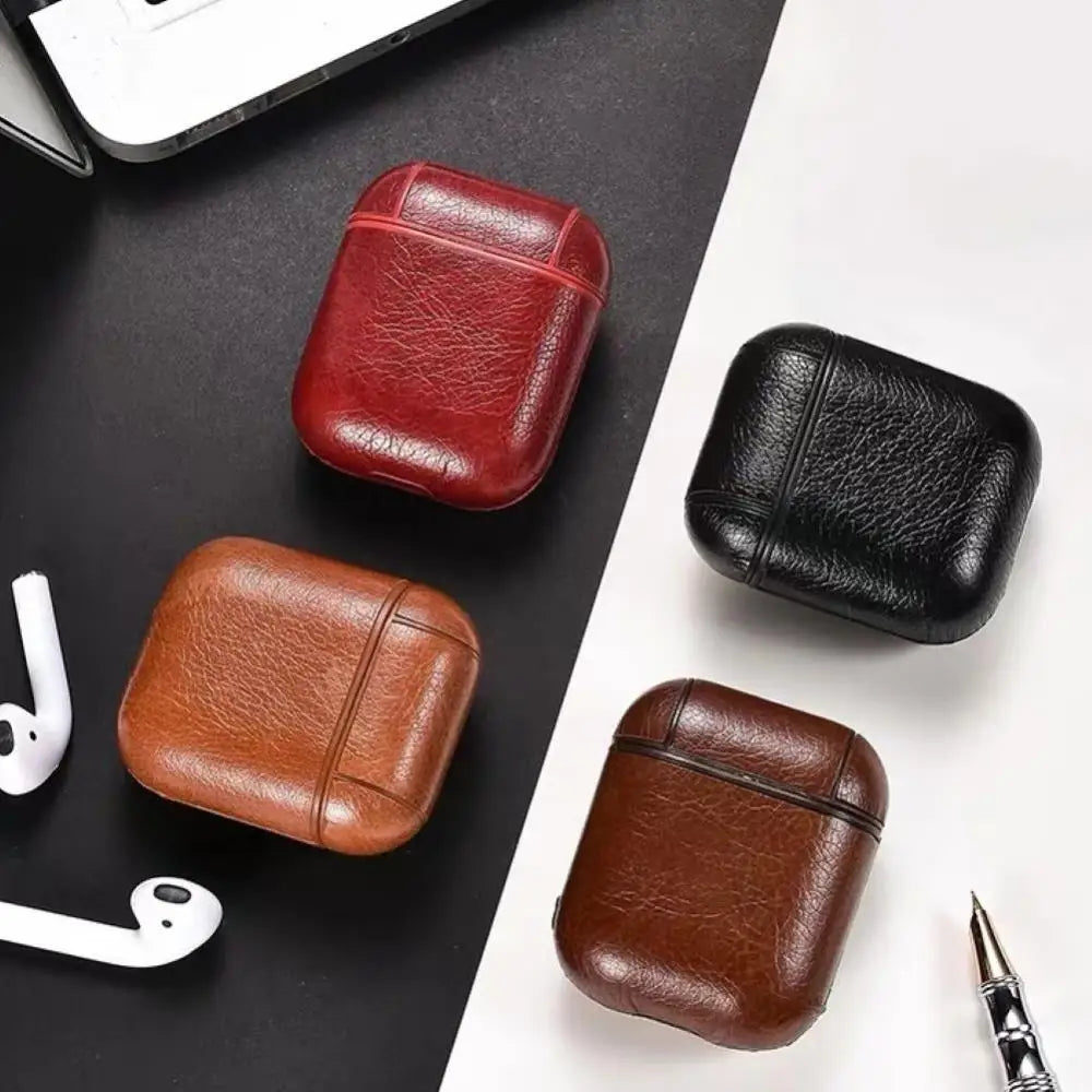 Modern Leather Air Pods 2 Case – Trendy Protection for Your Tech