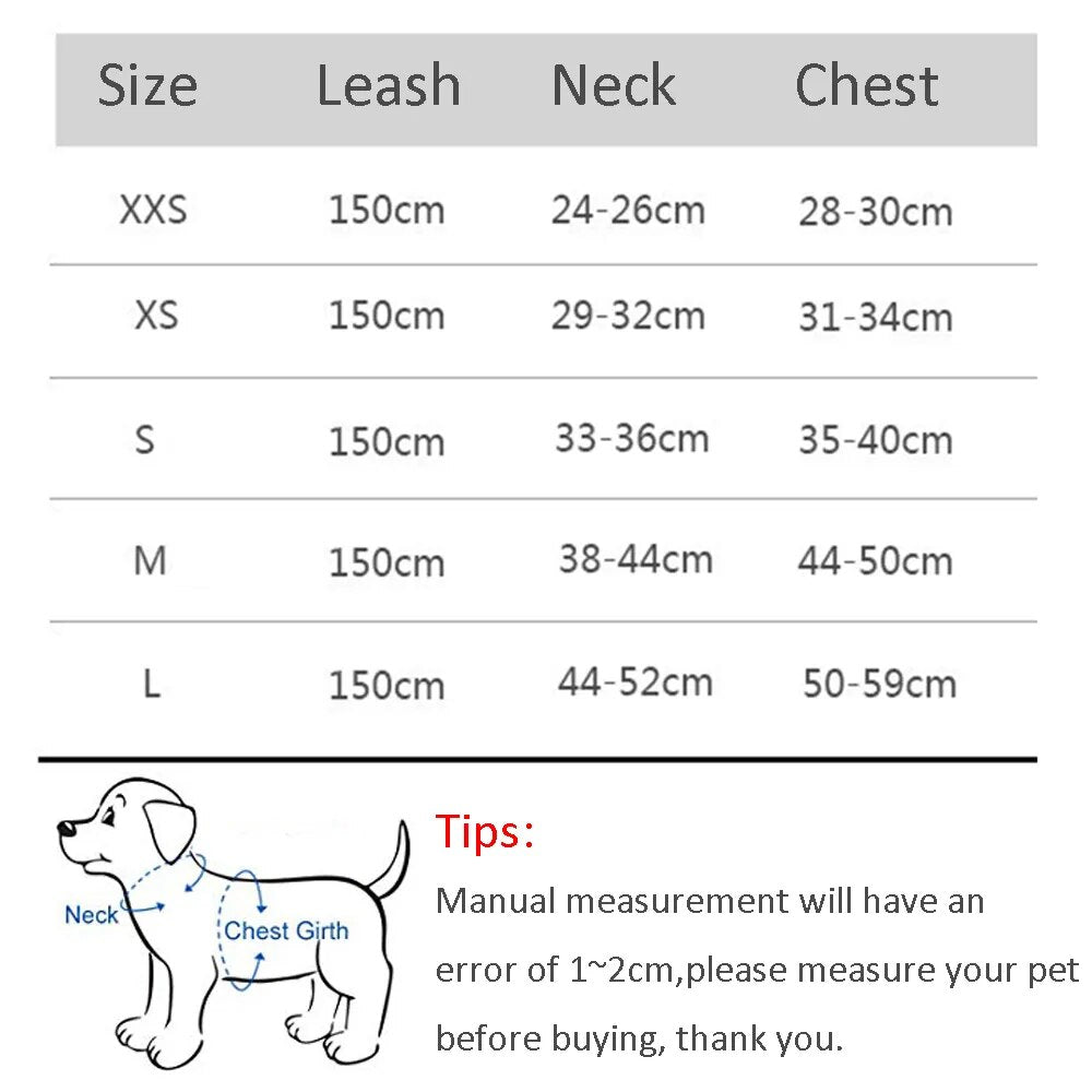 Adjustable Mesh Cat Harness and Leash Set for Small Dogs & Cats