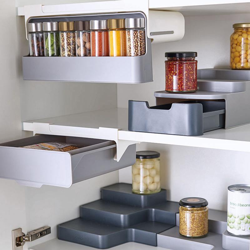 Organizador de especias autoadhesivo de pared para cocina