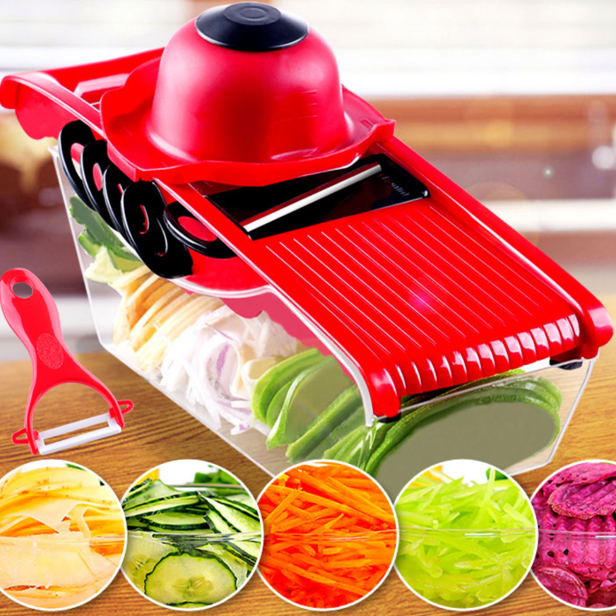 Multifunction 6 Blades Kitchen Slicer